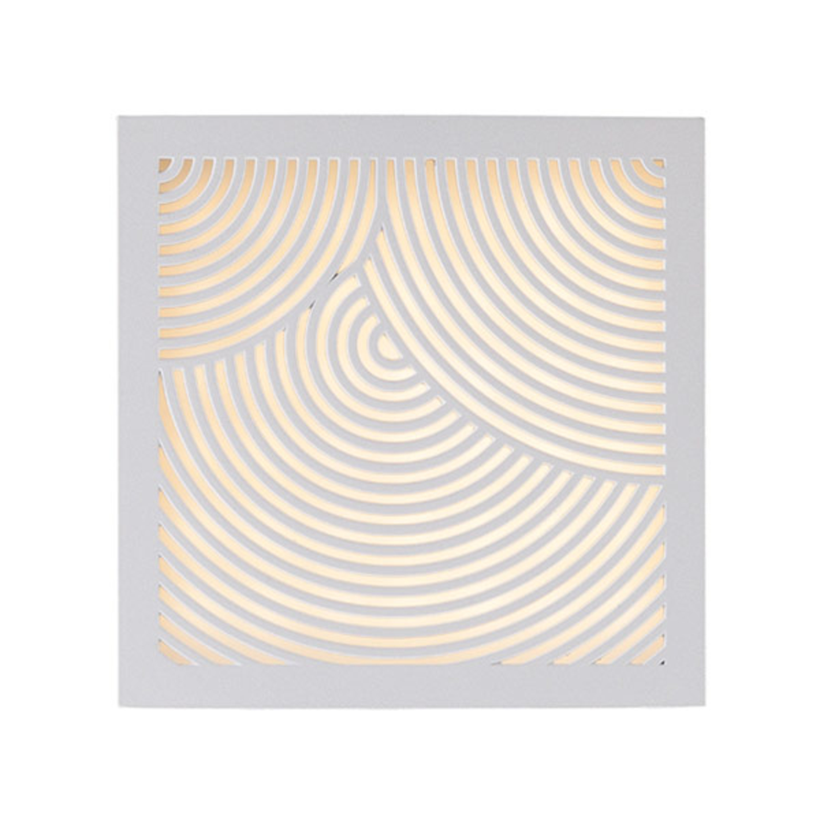Nordlux Maze Bended LED outdoor wall light in white, for Bathroom, aluminium, 10 W, energy efficiency: A++, W: 18 cm, H: 18 cm