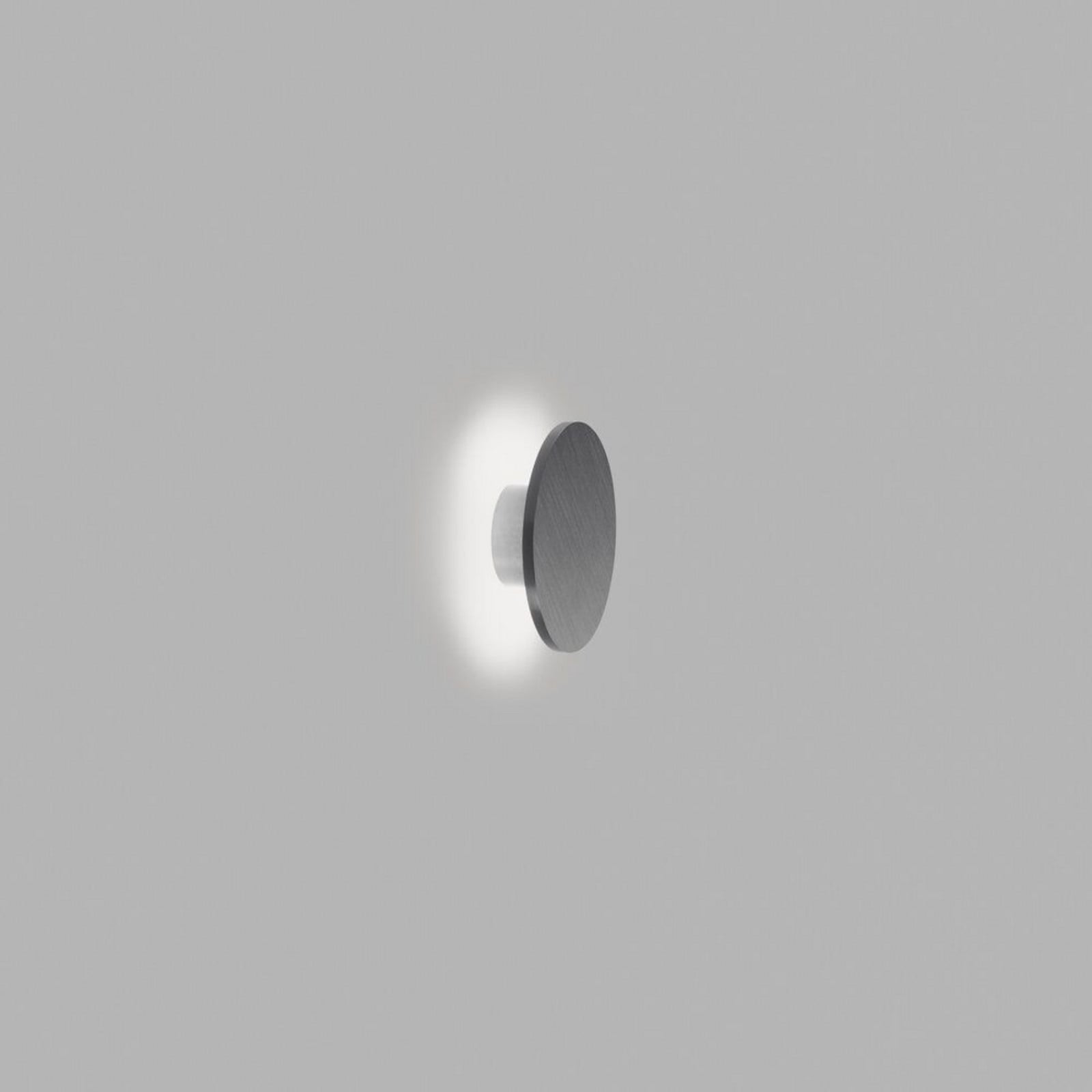 Soho W2 væglampe Ø20 cm, IP54, varmhvid, grå LIGHT-POINT - Stue - Aluminium