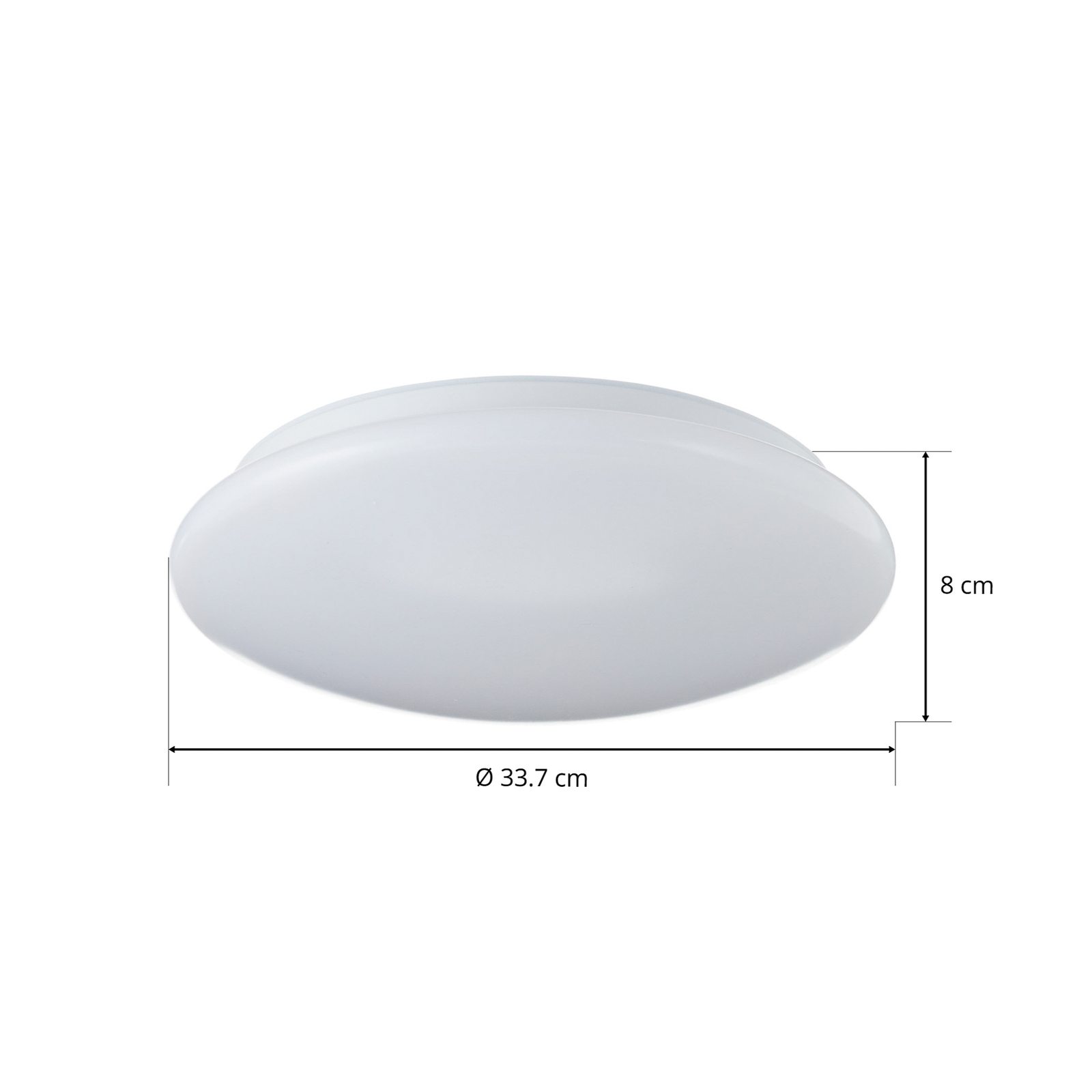 LED stropní světlo Altona, Ø 33,7cm 1 450lm 3 000K