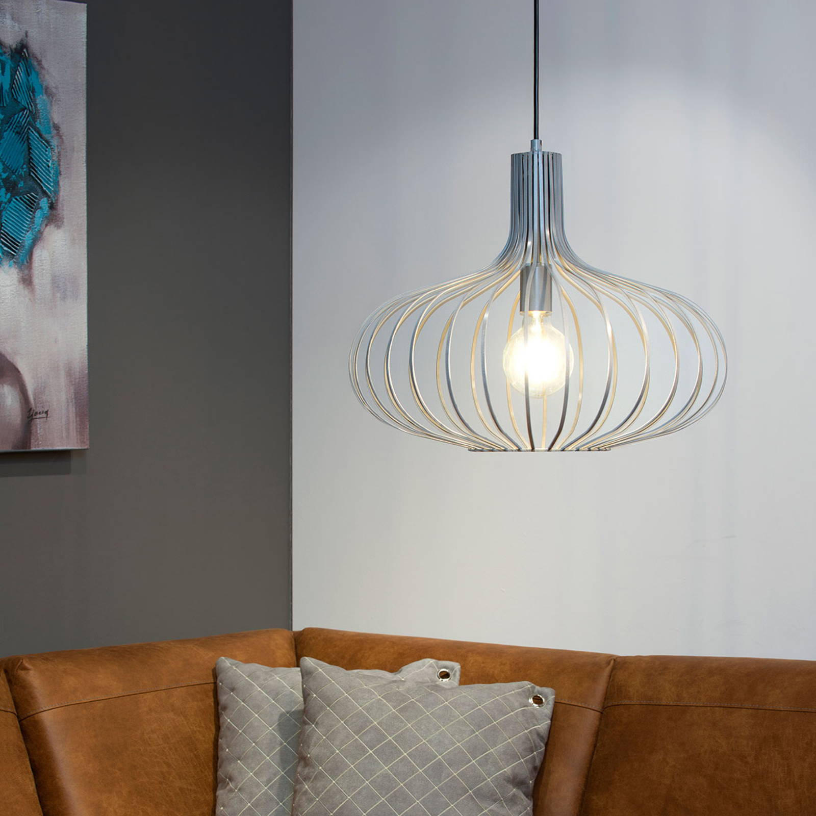 Manuela cage pendant light, 50 cm