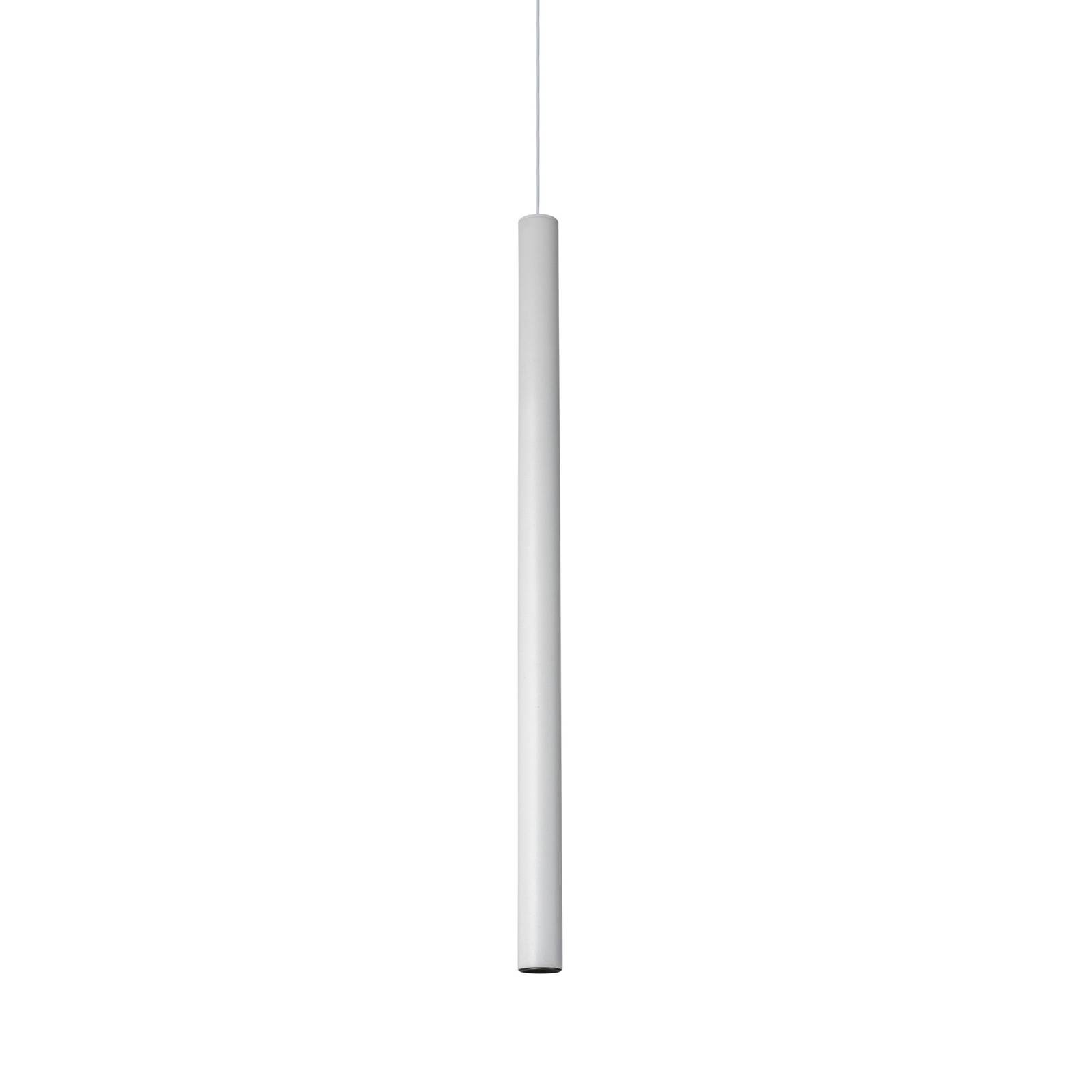 Lampa wisząca LED Lumaro, biała, Ø 3cm,aluminium,48V,ściemniana