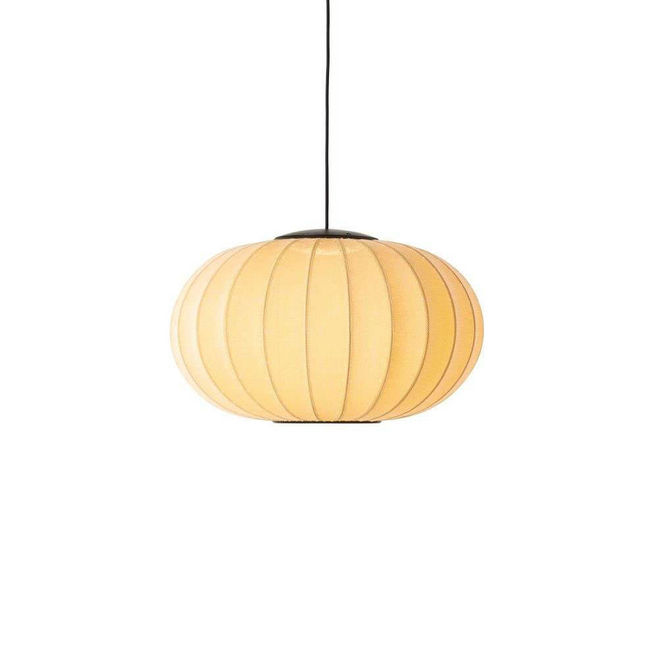 Made By Hand Knit-Wit 57 Oval LED Taklampa Sunrise, gul från Made By Hand