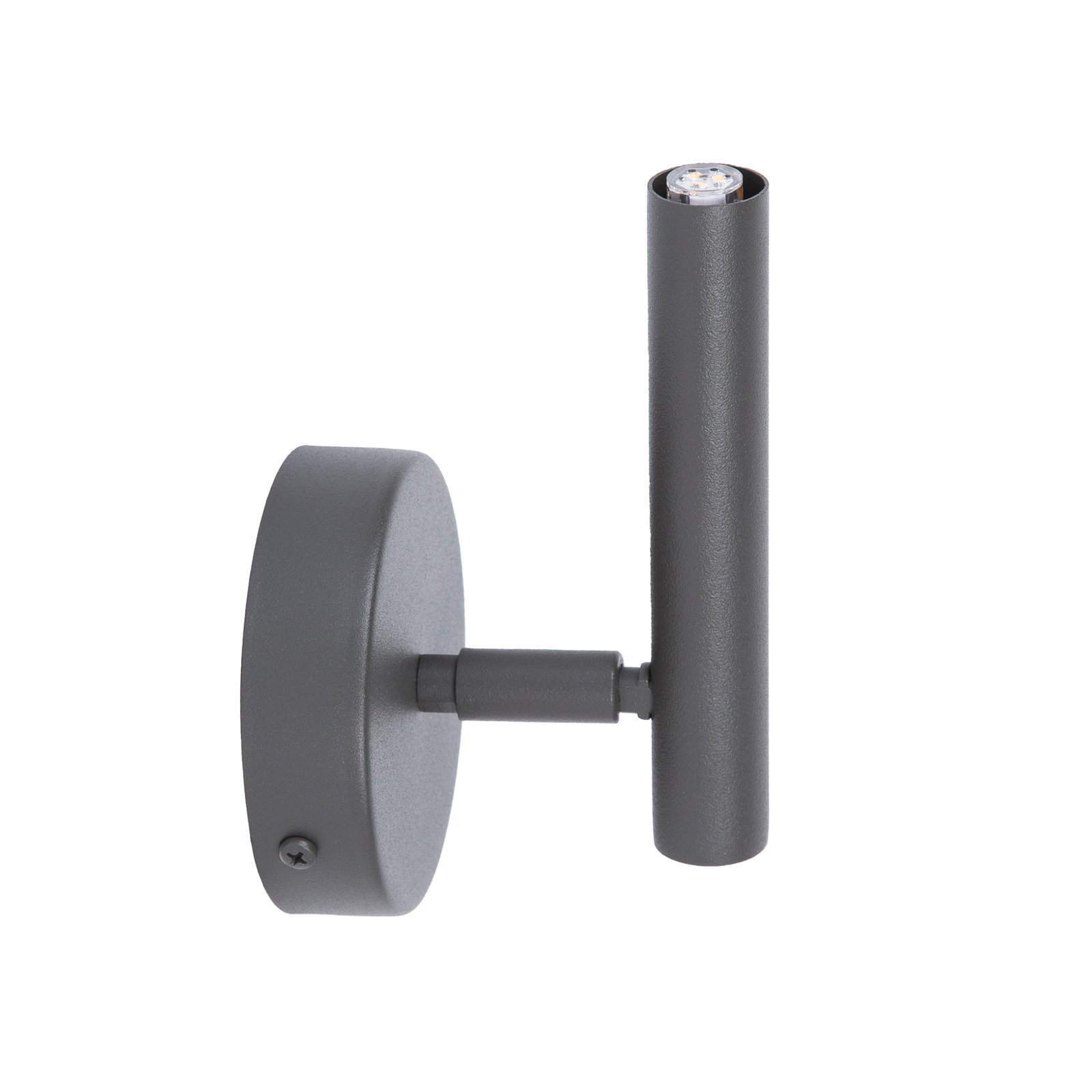 Sopel wall light, olive green, 1-bulb, steel, height 15 cm