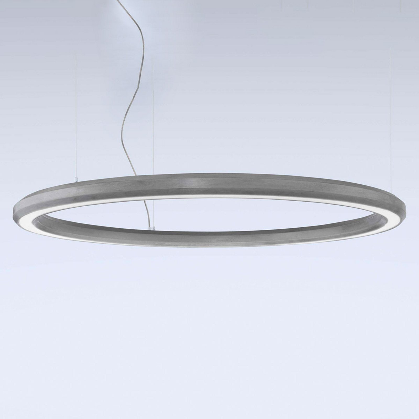 Marchetti Suspensie cu LED Materica fund Ø 120 cm beton - Camera de zi / sufragerie - design - gri beton
