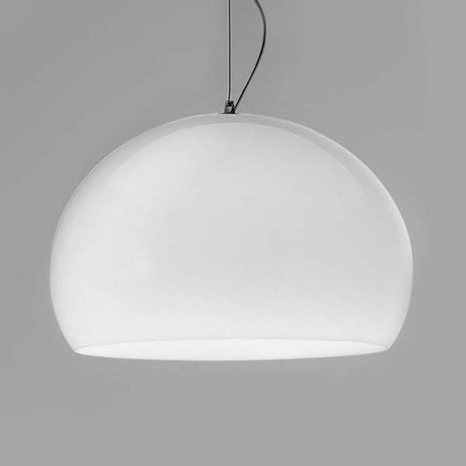 Kartell FL/Y - LED pendant light, glossy white