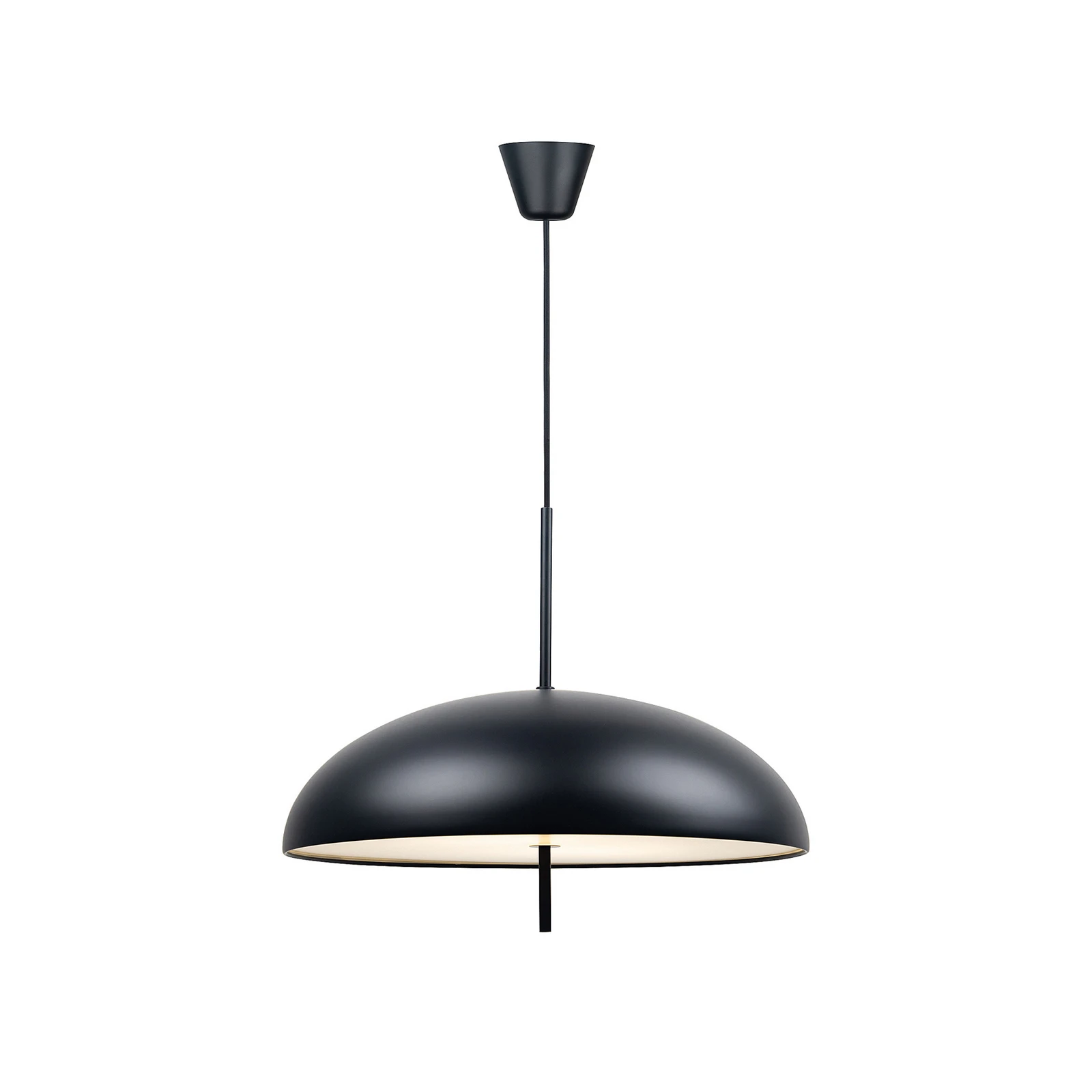 Hängeleuchte Versale, schwarz, Ø 50 cm