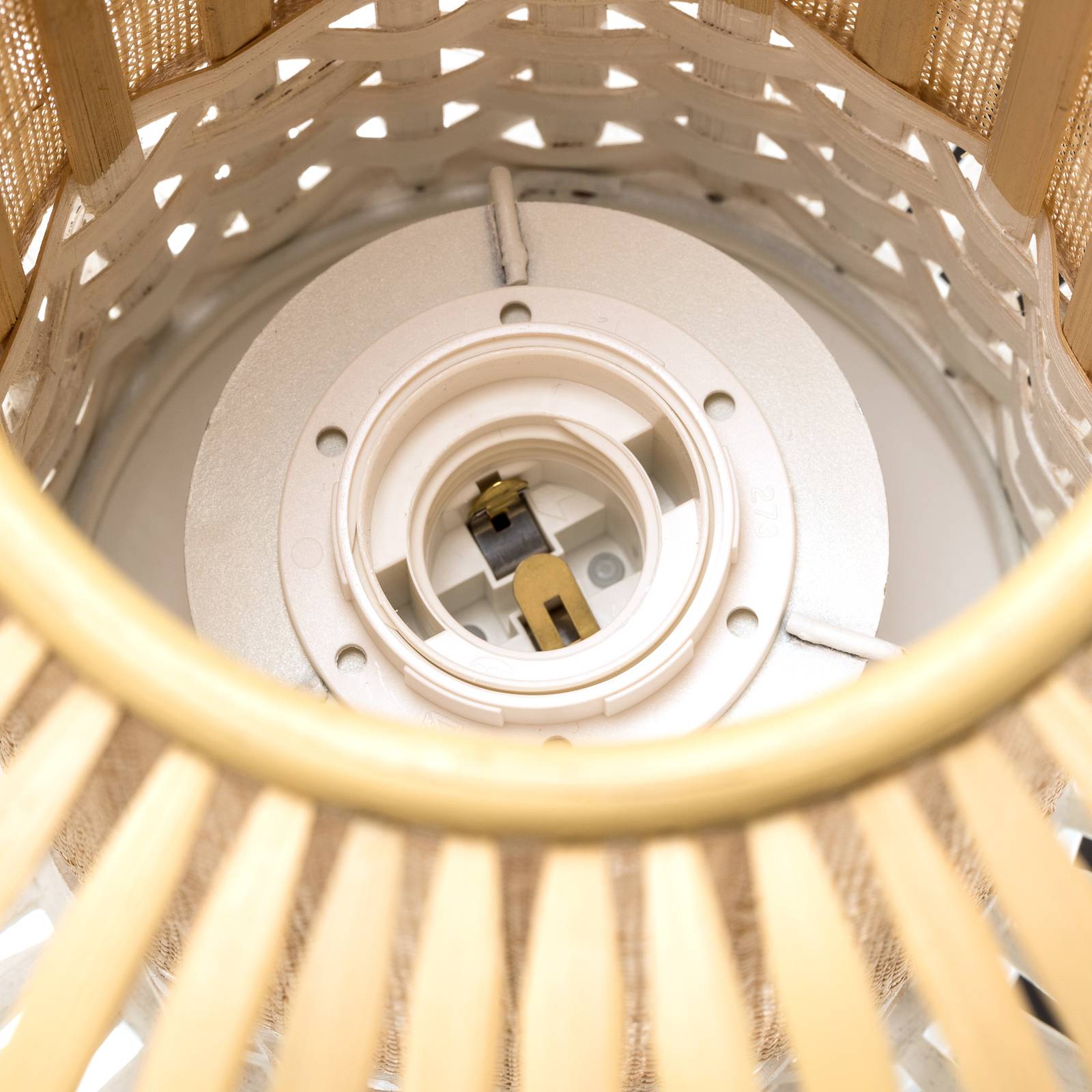 Forestier Bamboo Light XS lampa 27cm biała