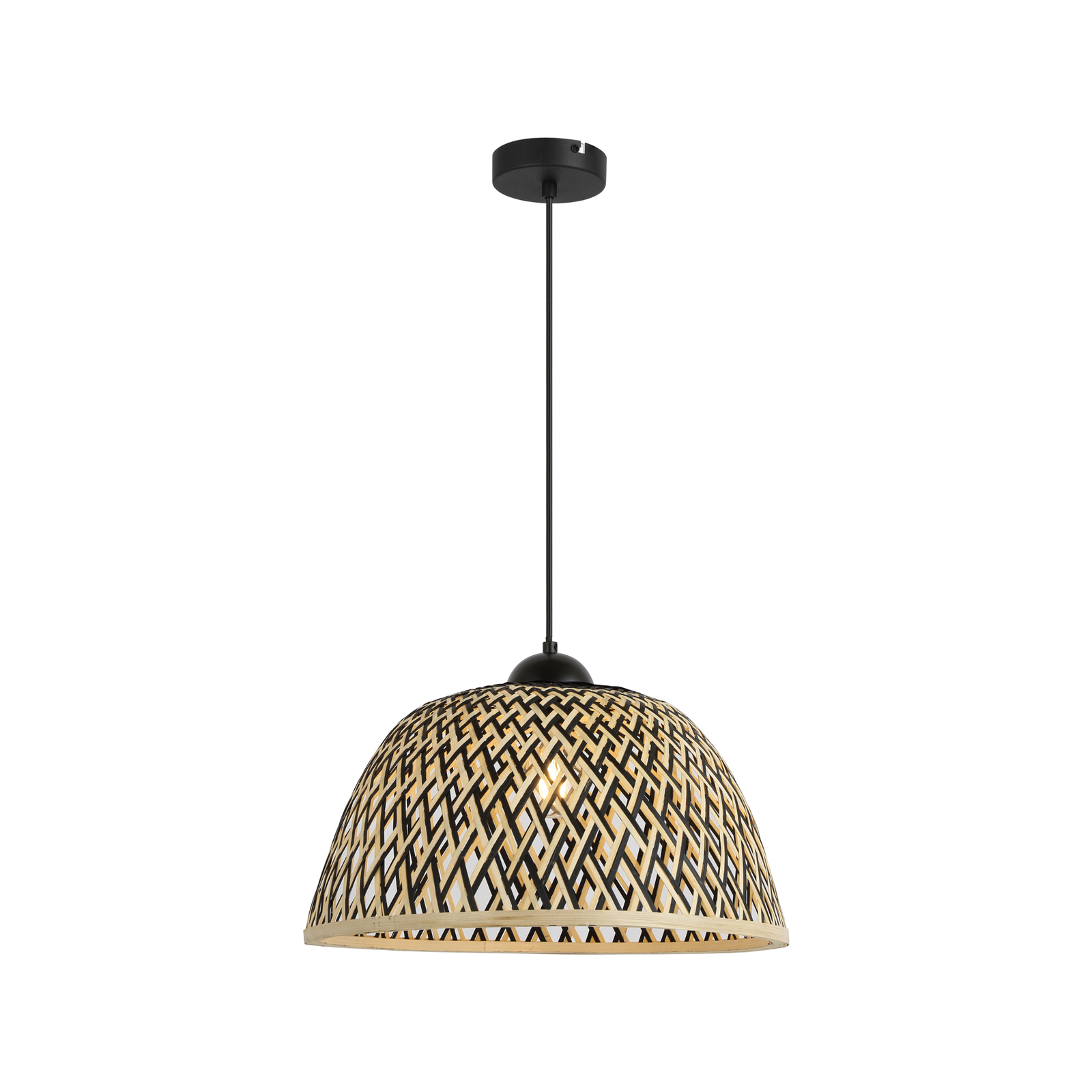 Colly pendant light bamboo mesh lampshade, Ø 40 cm