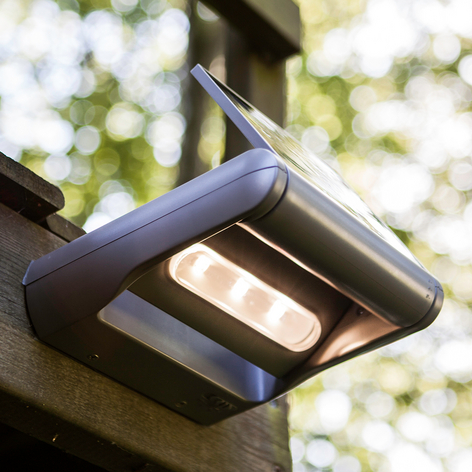 Dimbare LED-Solar-outdoor-wandlamp mini LEDSpot