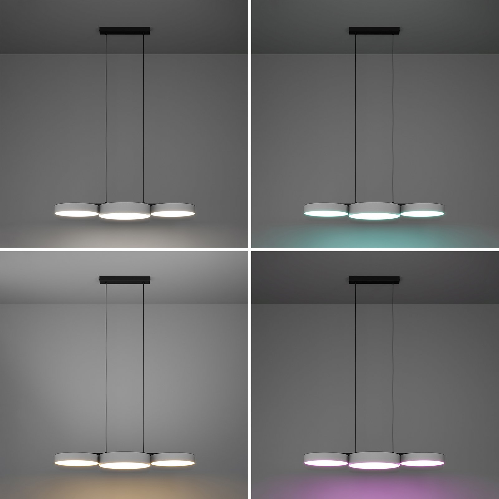 EGLO connect Smart LED lógó világítás Barbano-Z, szürke