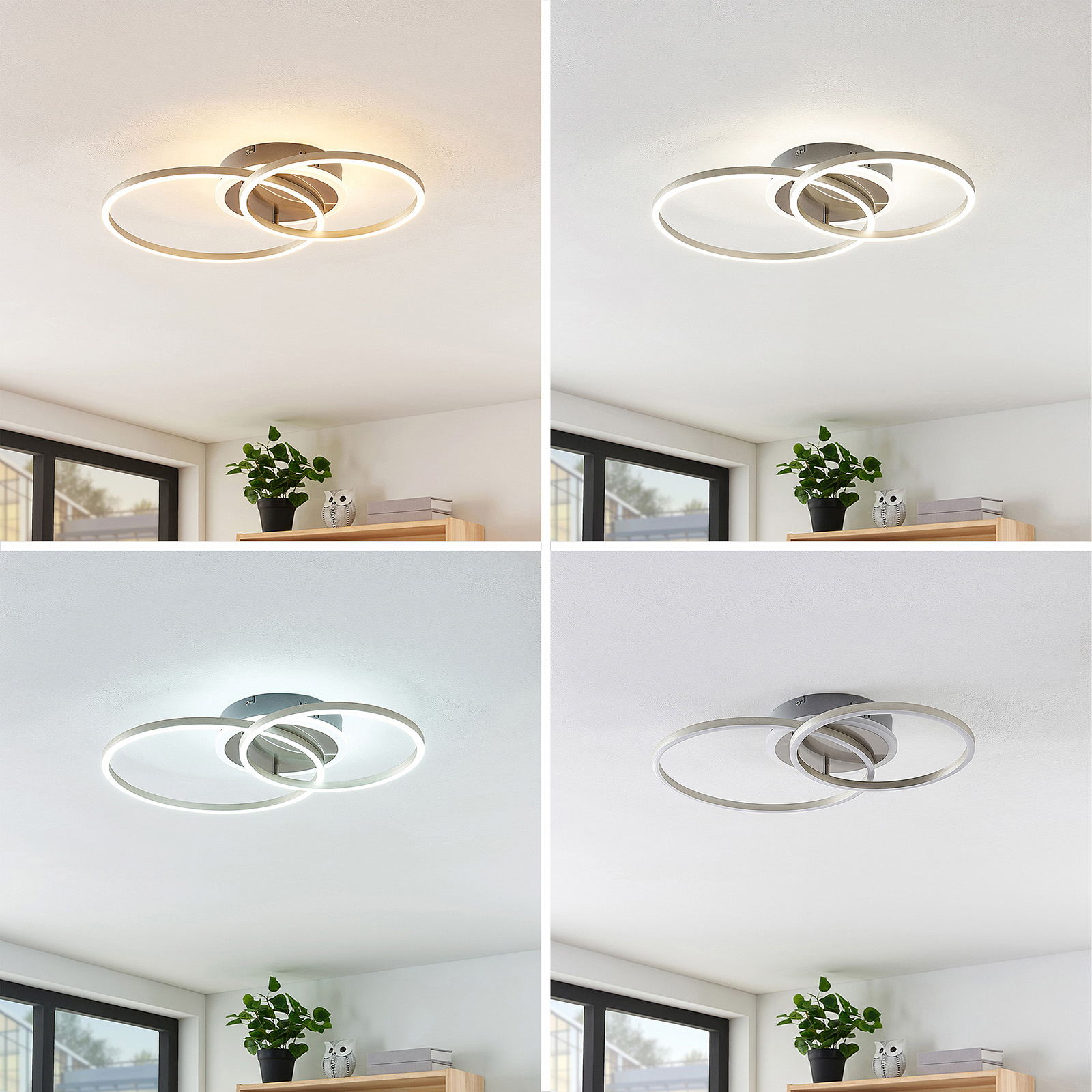 Lindby Smart Edica LED ceiling light | Lights.co.uk