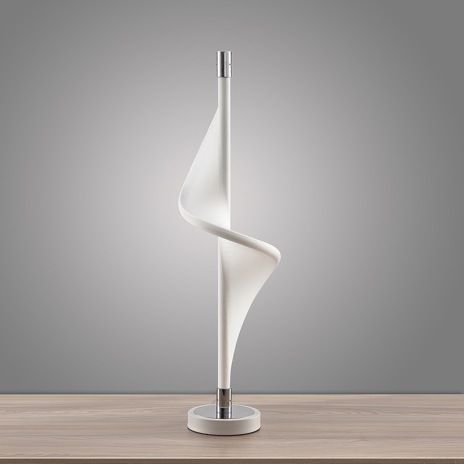 Lucande Edano LED stolní lampa spirálový tvar