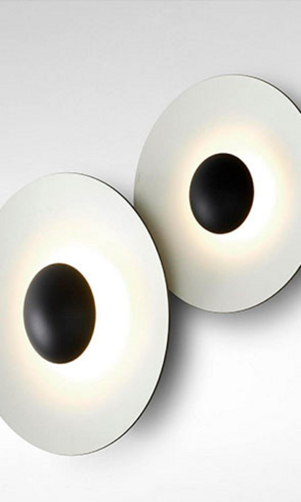 Ginger 32 C Wall Lamp Wenge-White - Marset