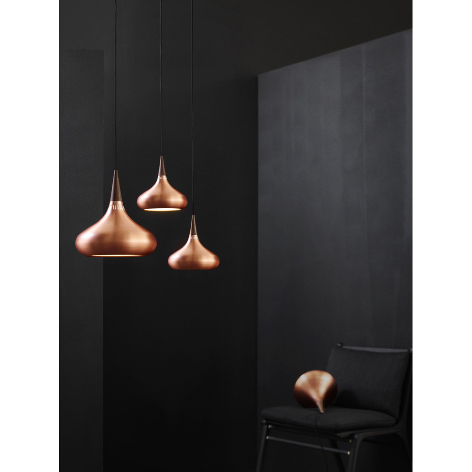 Orient P2 Függőlámpa Matte Alu/Oak - Fritz Hansen