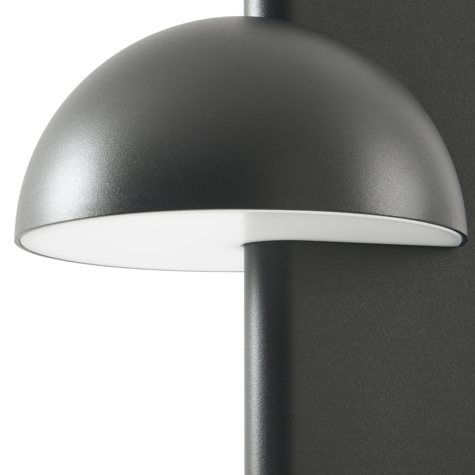 Candeeiro de caminho LED Lucande Velira, preta, 77 cm, 1 lâmpada, IP44