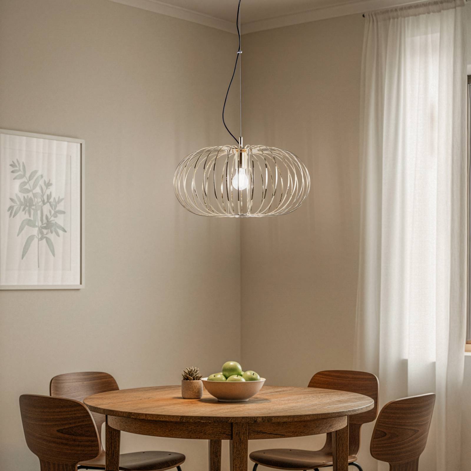 Hängeleuchte Globe, Ø 51 cm, goldfarben, 1-flammig, E27 günstig online kaufen