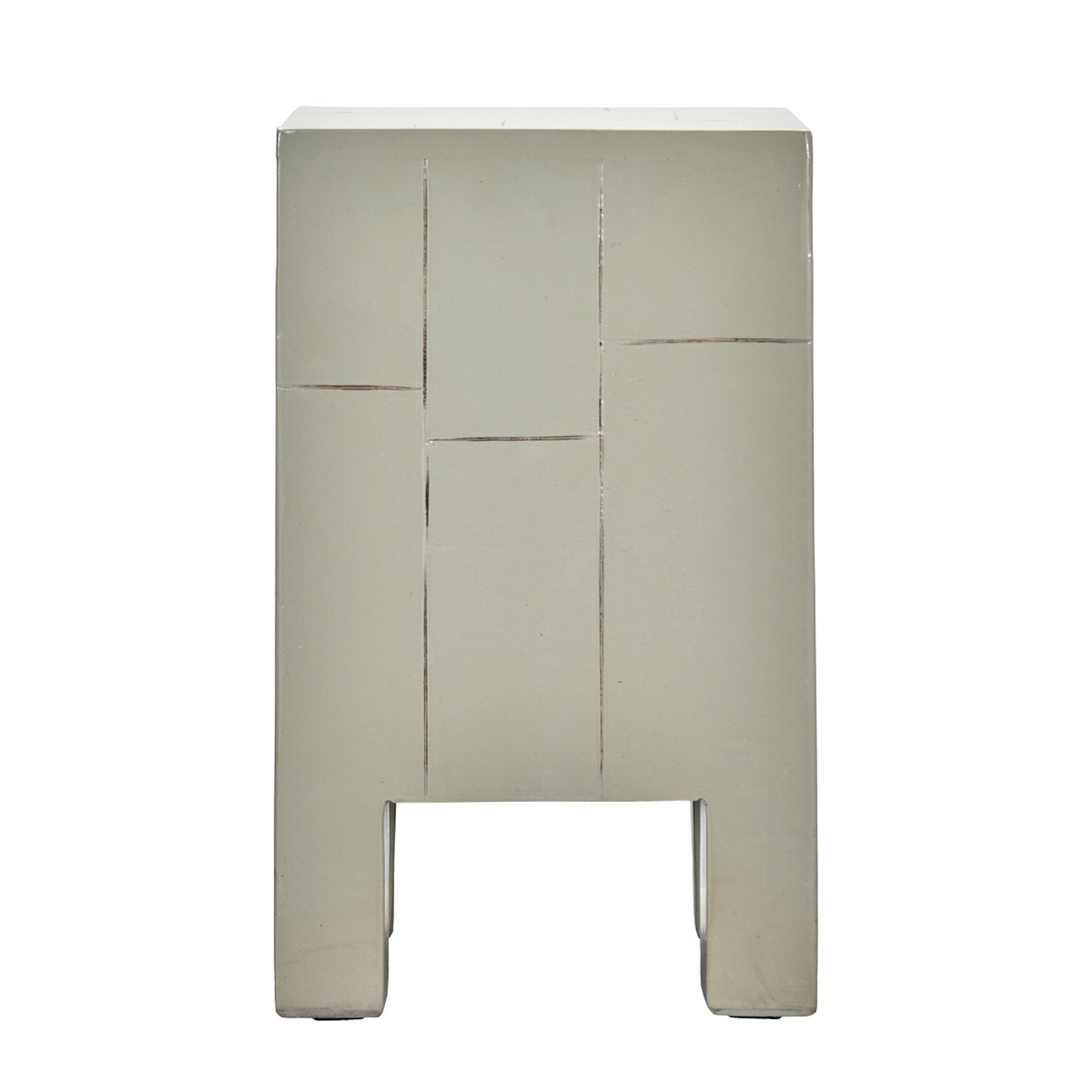 Brick konferenčný stolík pieskovo hnedý drevo 50 cm - House Doctor