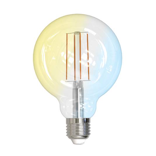 LUUMR Smart LED bulb matt E27 G95 7W Tuya WLAN CCT