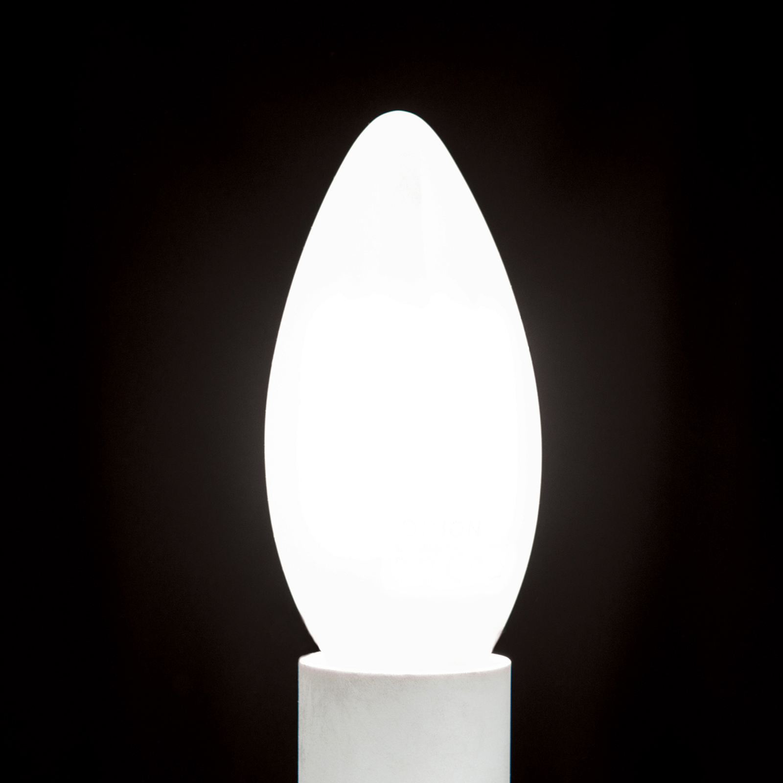 LED candela E14 4,5W 827 interno satinato, dimming