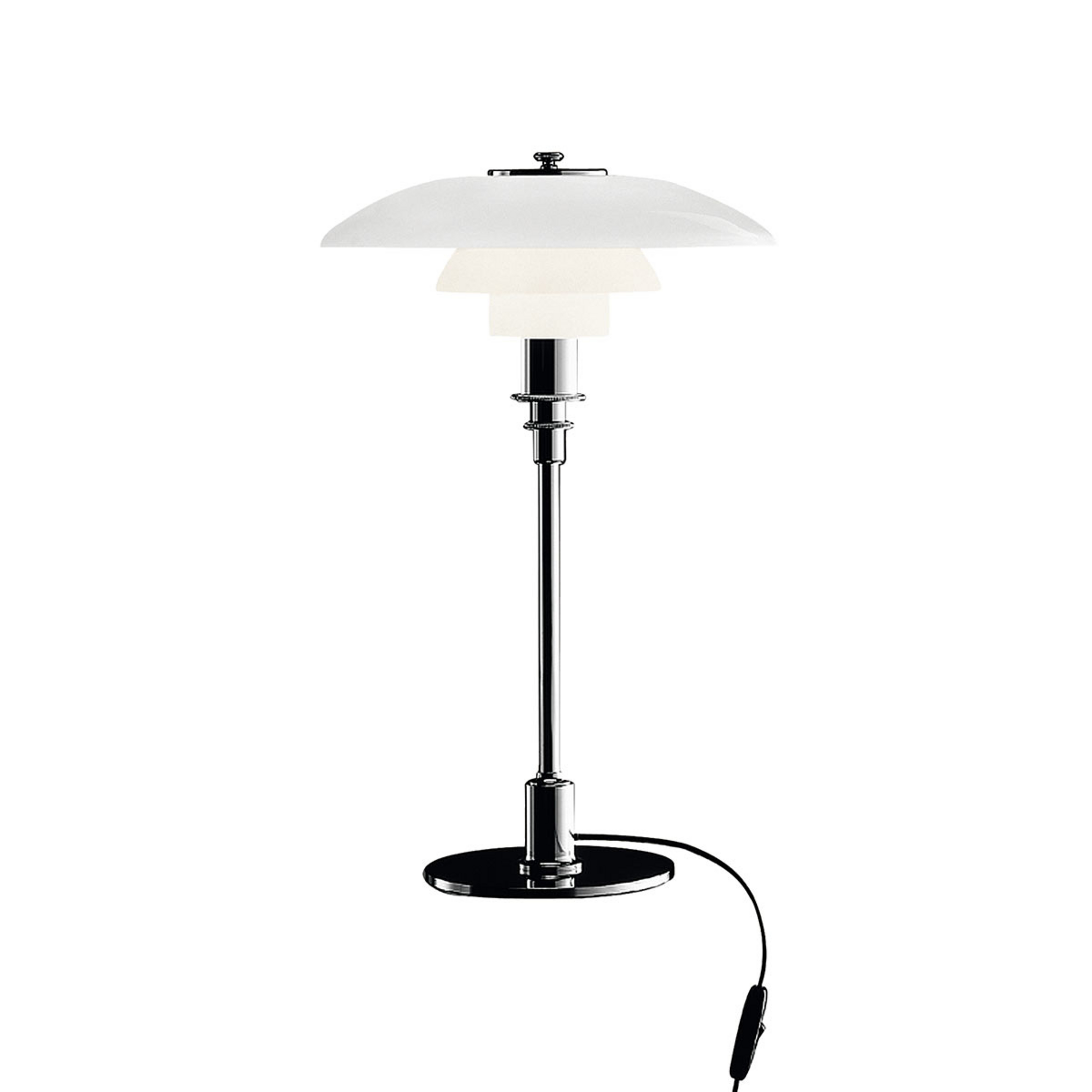 PH 3/2 Lampe de Table High-Gloss Chrome-Plated - Louis Poulsen