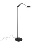 LED vloerlamp Daphne 2, 1-lamp, zwart, CCT, afstandsbediening