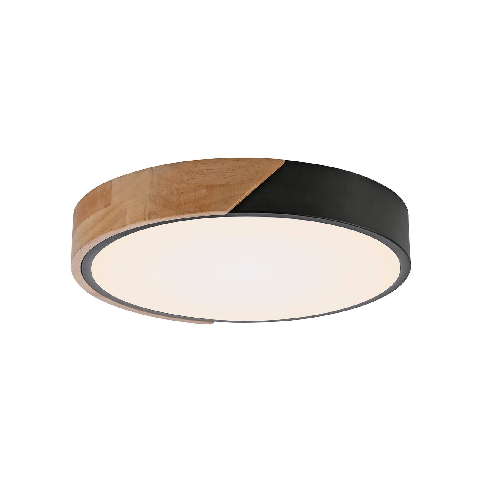 JUST LIGHT JUST LIGHT. LED Deckenleuchte BILA, 1xLED-Board/24W, 3000K, Ø32cm, Schwarz