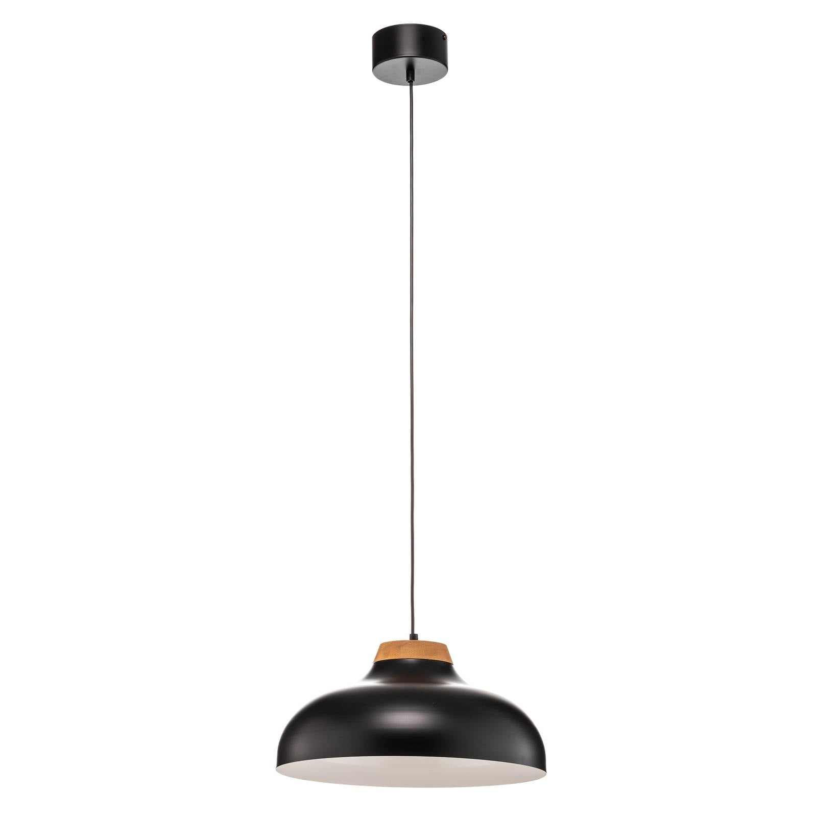 Pendelleuchte Gus mit Metallschirm schwarz