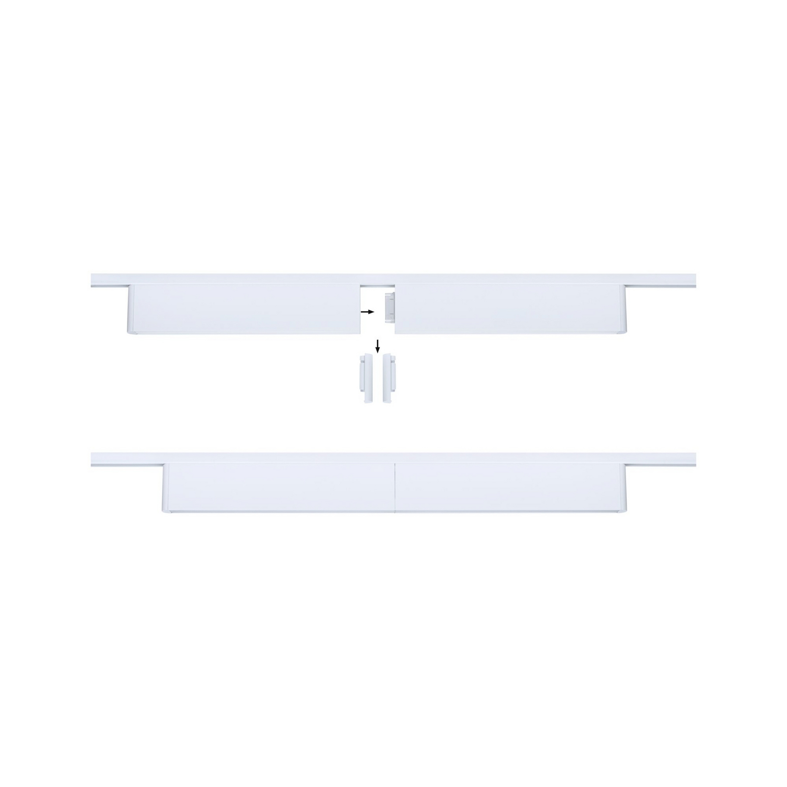 Paulmann URail LED-Lichtleiste Ceris, 3000K, aluminiu, dimabil