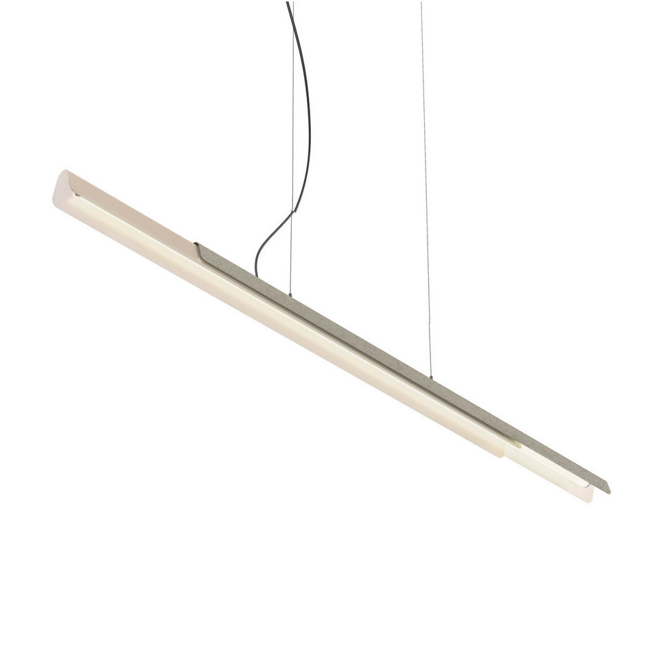 kdln Dala Linear Taklampa 2700K Sand/Concrete, grå från kdln