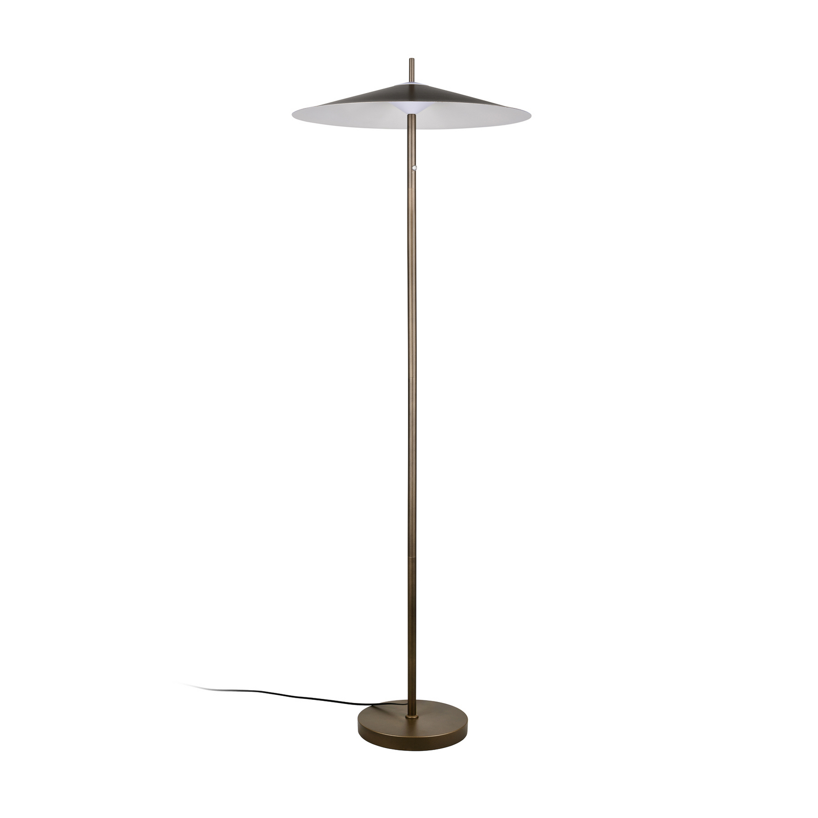 LED-Stehlampe Amalo platinfarben, Höhe 145 cm, Metall, CCT