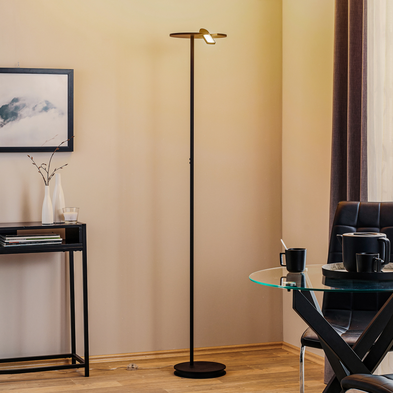 Bopp Share LED-Deckenfluter mit Leselampe