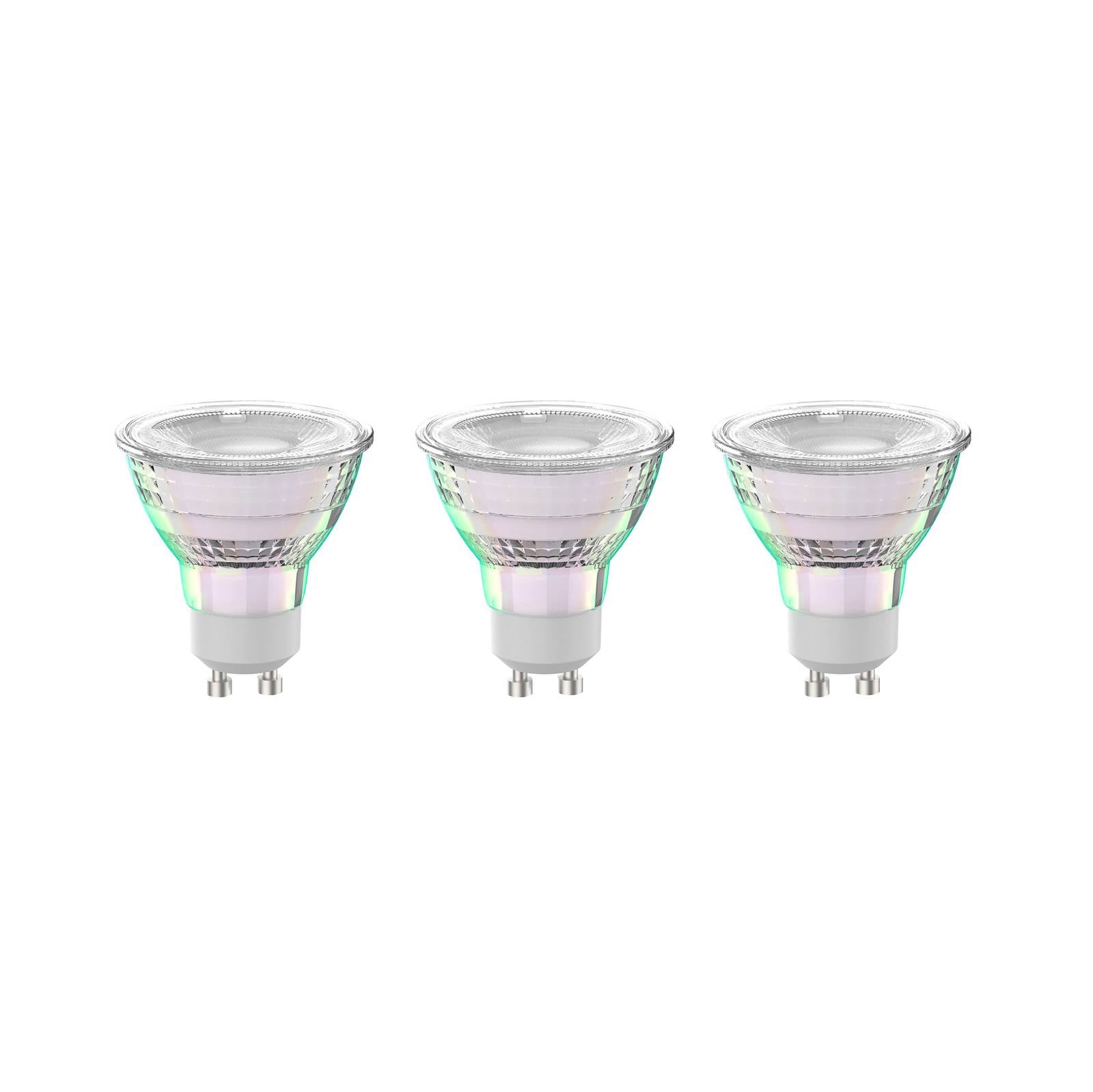 Arcchio LED-Leuchtmittel GU10 2,5W 6500K 450lm Glas 3er-Set