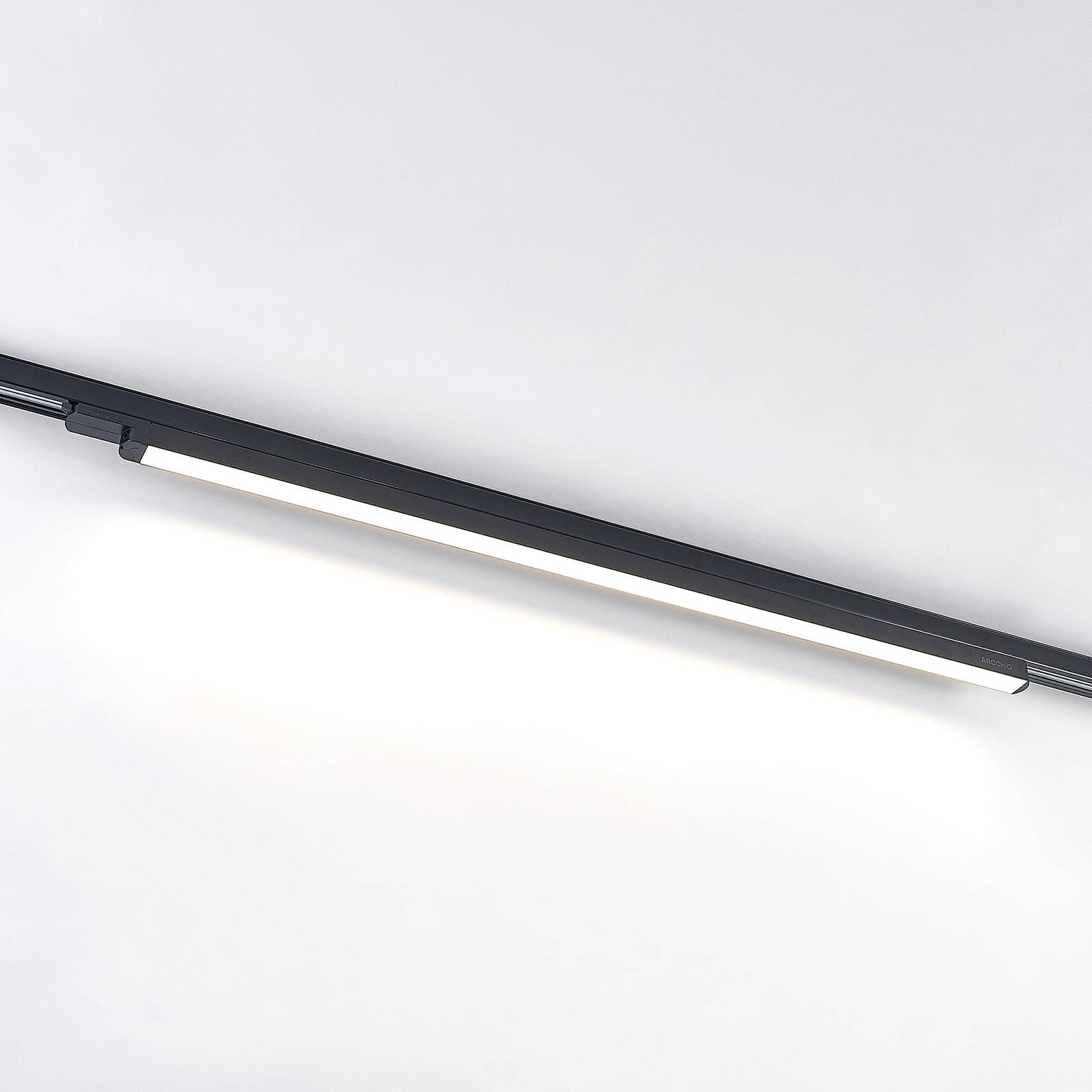 Oprawa szynowa LED Arcchio Harlow, czarna, 109 cm, 4000 K