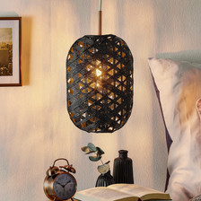 Capsule-riippuvalaisin S Black – Forestier Capsule S - Olohuone - Design - Bambu - Yksilamppuinen
