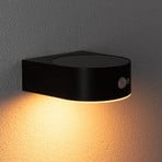 Paulmann Solar-Außenwandleuchte Eileen, schwarz, Sensor IP44