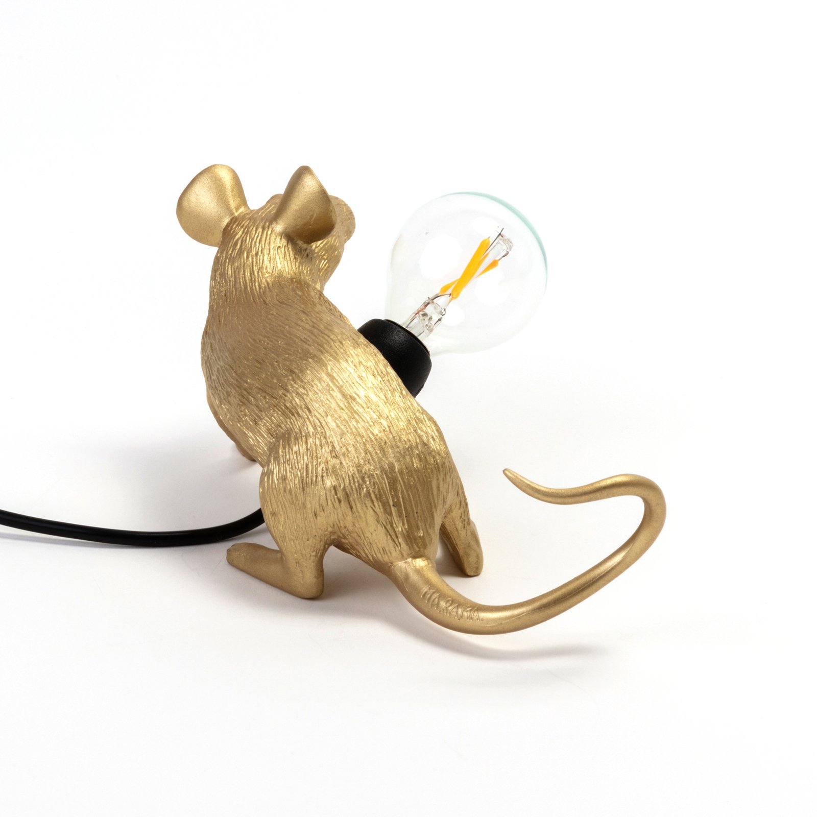 Mouse Lamp Lop Lying Down Lampe de Table Or - Seletti