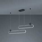 Grant LED pendant light, dimmable, CCT, aluminium