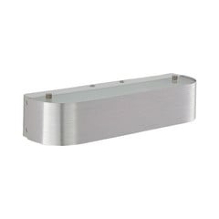 Aplique de pared Nika con portalámpara E14, aluminio