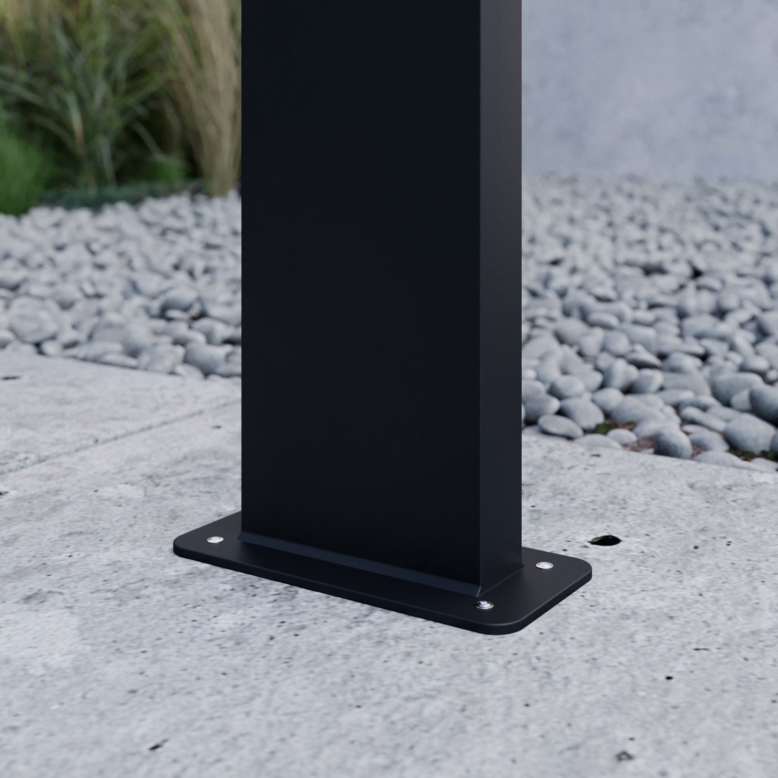 Nevio Outdoor Garden Lamp w/Sensor Graphite - Lucande