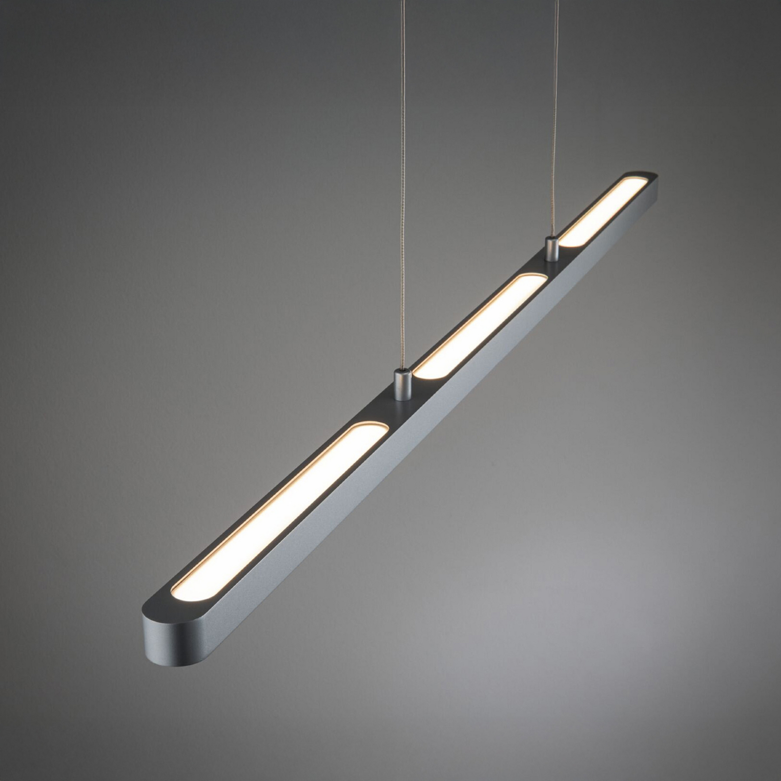 Lampa wisząca LED Paulmann Lento, chrom, 100 cm, światło skierowane w górę/w Lampa wisząca LED Paulmann Lento, chrom, 100 cm, światło skierowane w górę/w