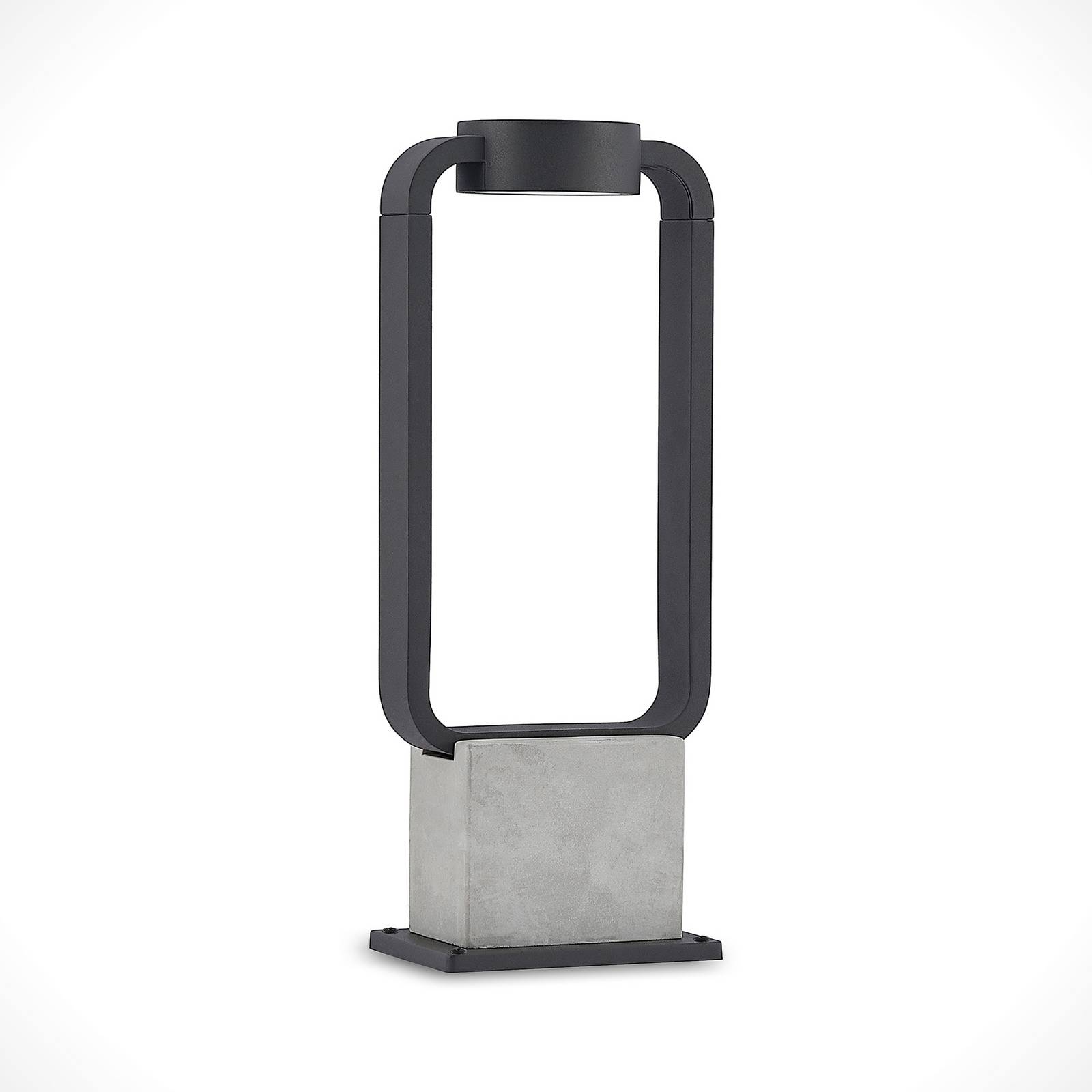 Lucande LED Pillar Light - Outdoor Pillar Light - Modern - Silver