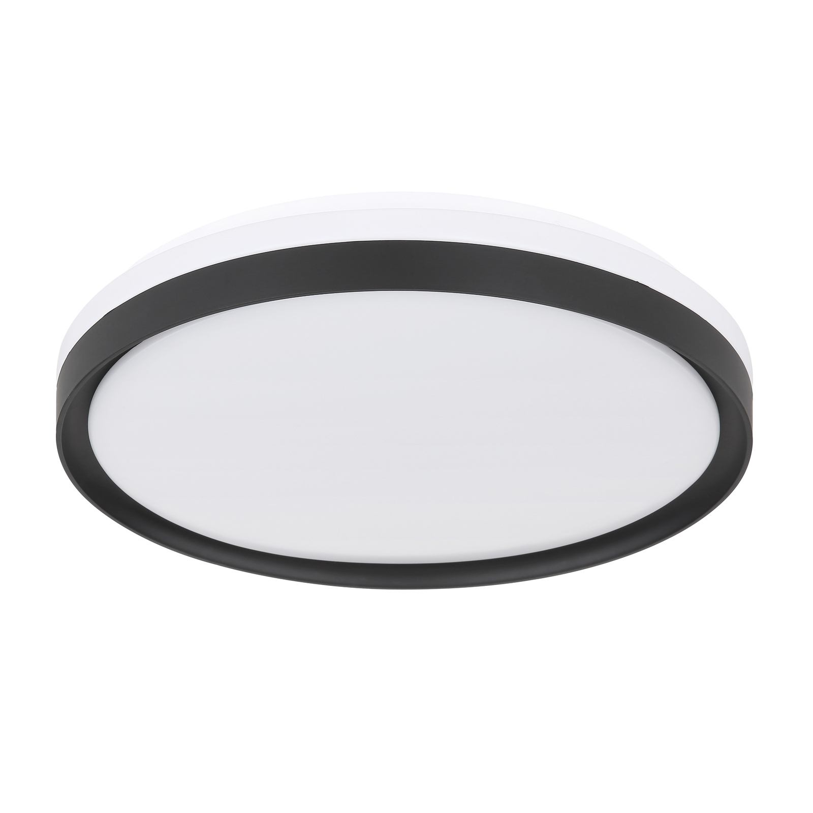 Sonny LED ceiling light, black, CCT, Ø 39 cm