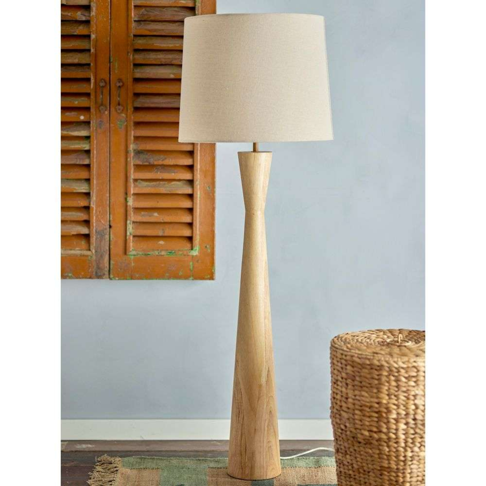 Leonor Floor Lamp Nature - Bloomingville