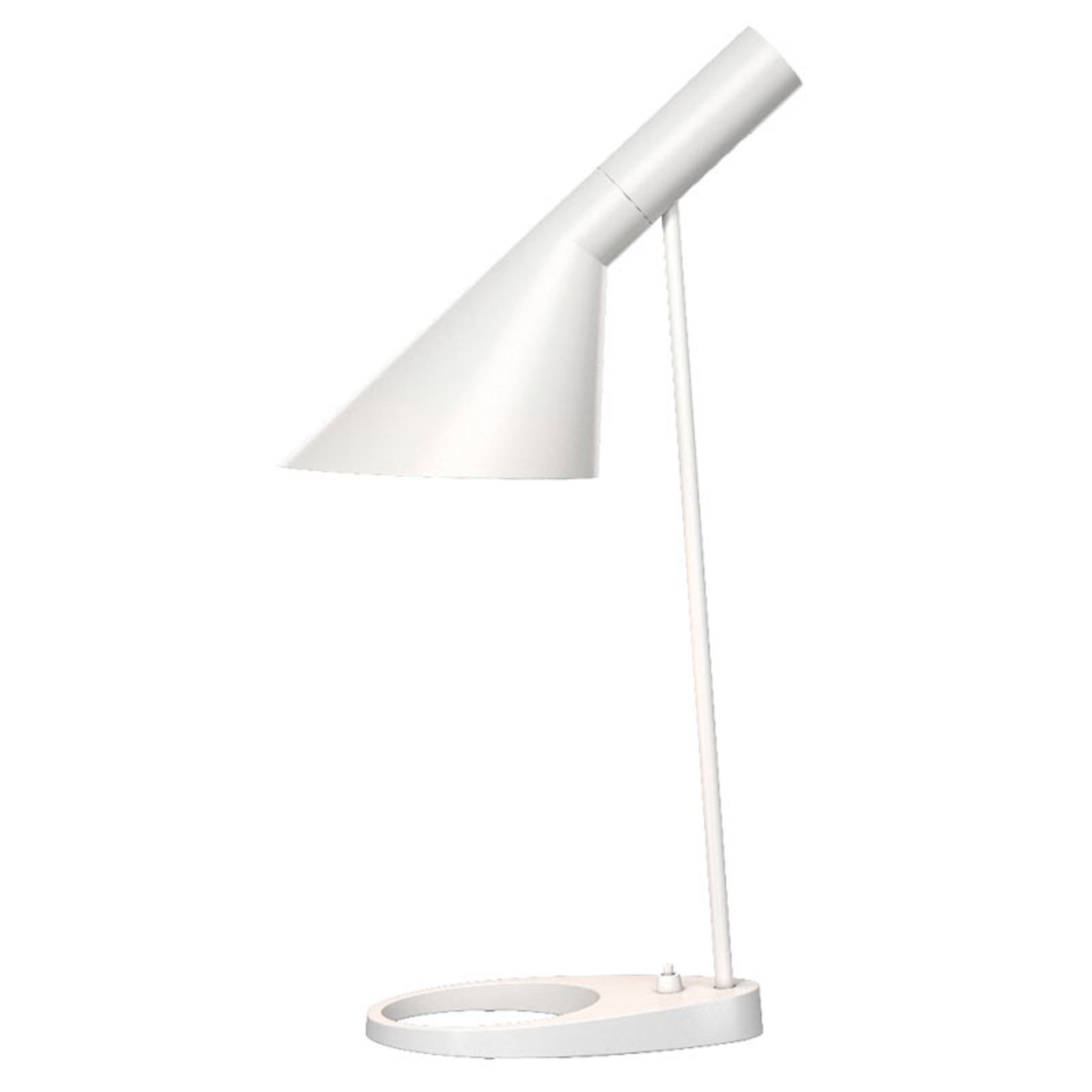 Louis Poulsen AJ - designová stolní lampa, bílá