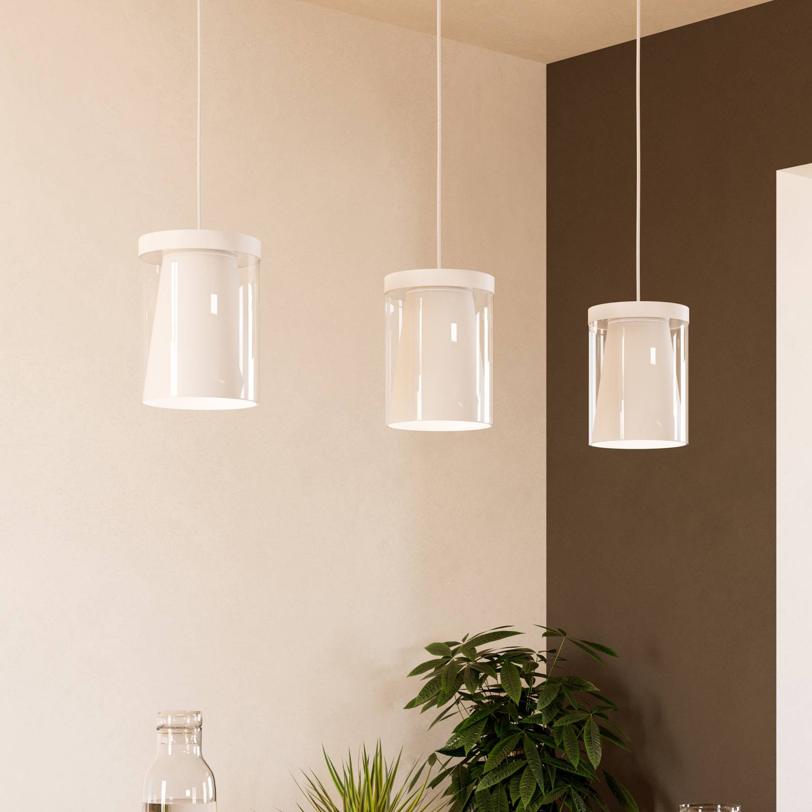 EGLO connect EGLO connect Smart LED závěsné světlo Chiusello-Z, bílé, kov