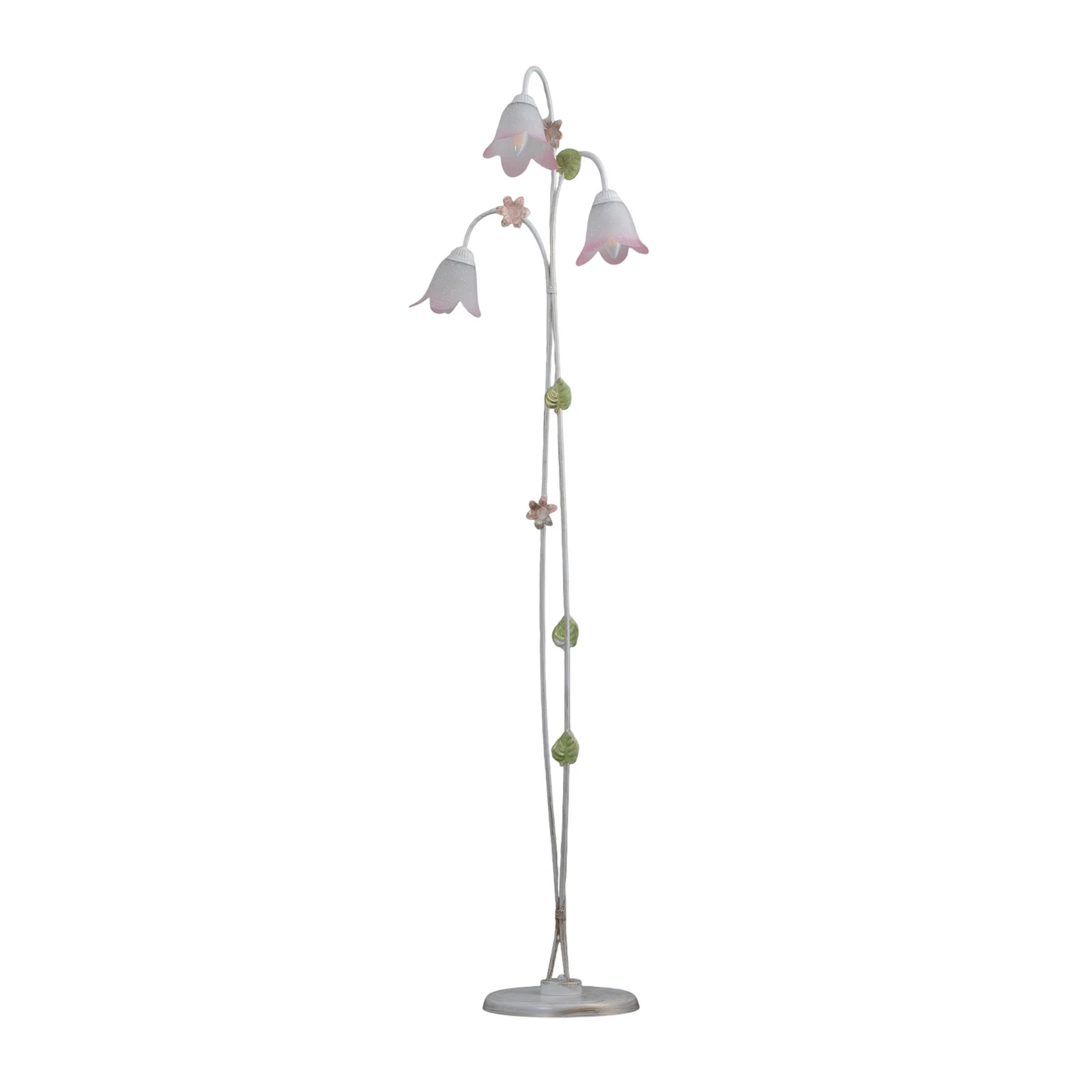 Stojacia lampa Botton vo florentskom štýle, 3-pl