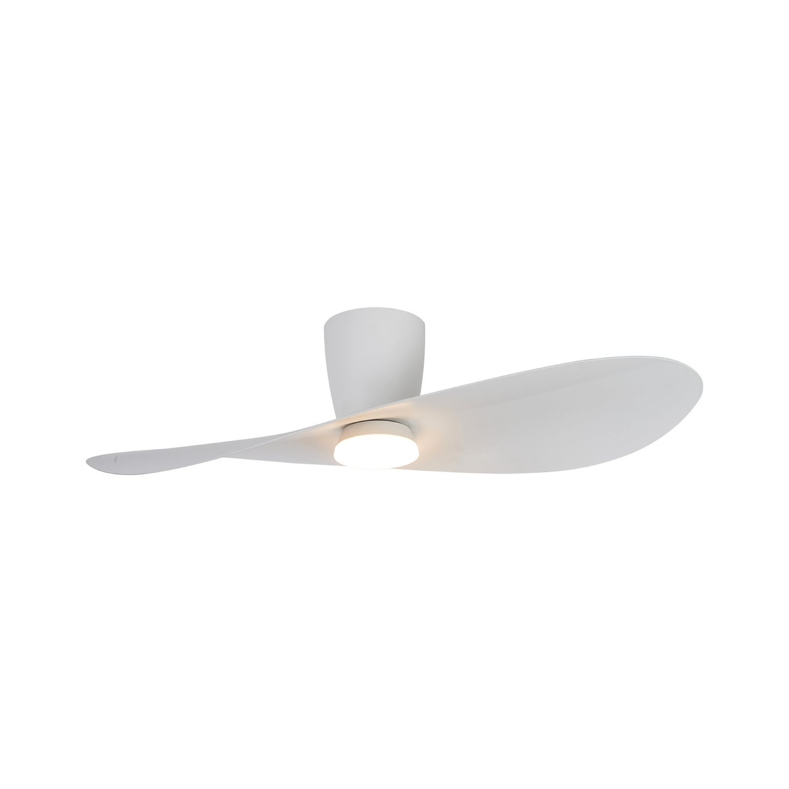 LED-Deckenventilator Surfer, weiß, DC, leise, CCT, 112 cm