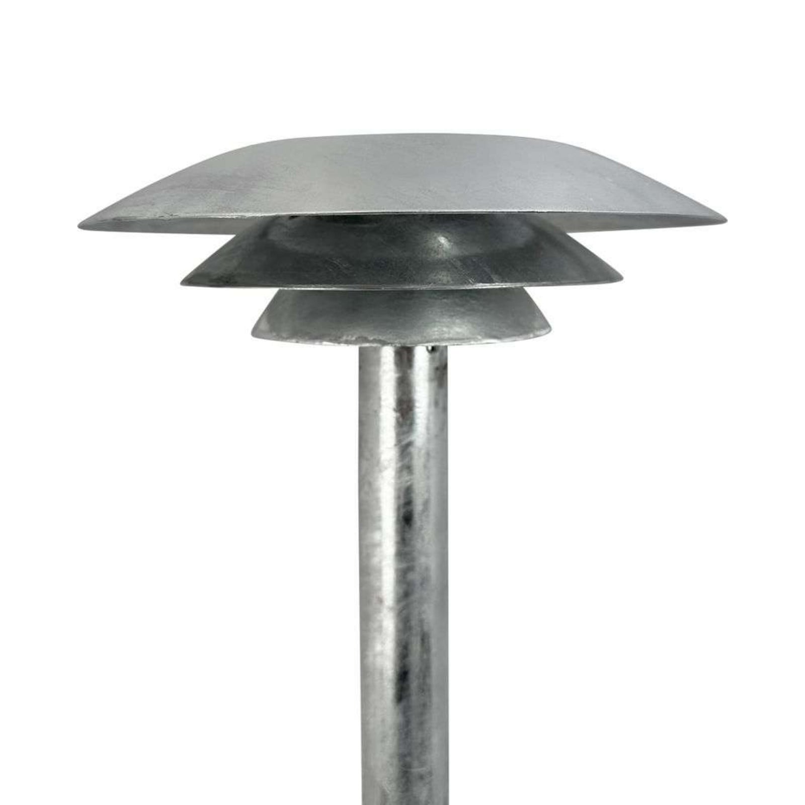 DL25 Utomhuslampa f&ouml;r tr&auml;dg&aring;rden, galvaniserad, 90 cm &ndash; Dyberg Larsen - Terrass - Skandinavisk - Metall - Med lampsk&auml;rm