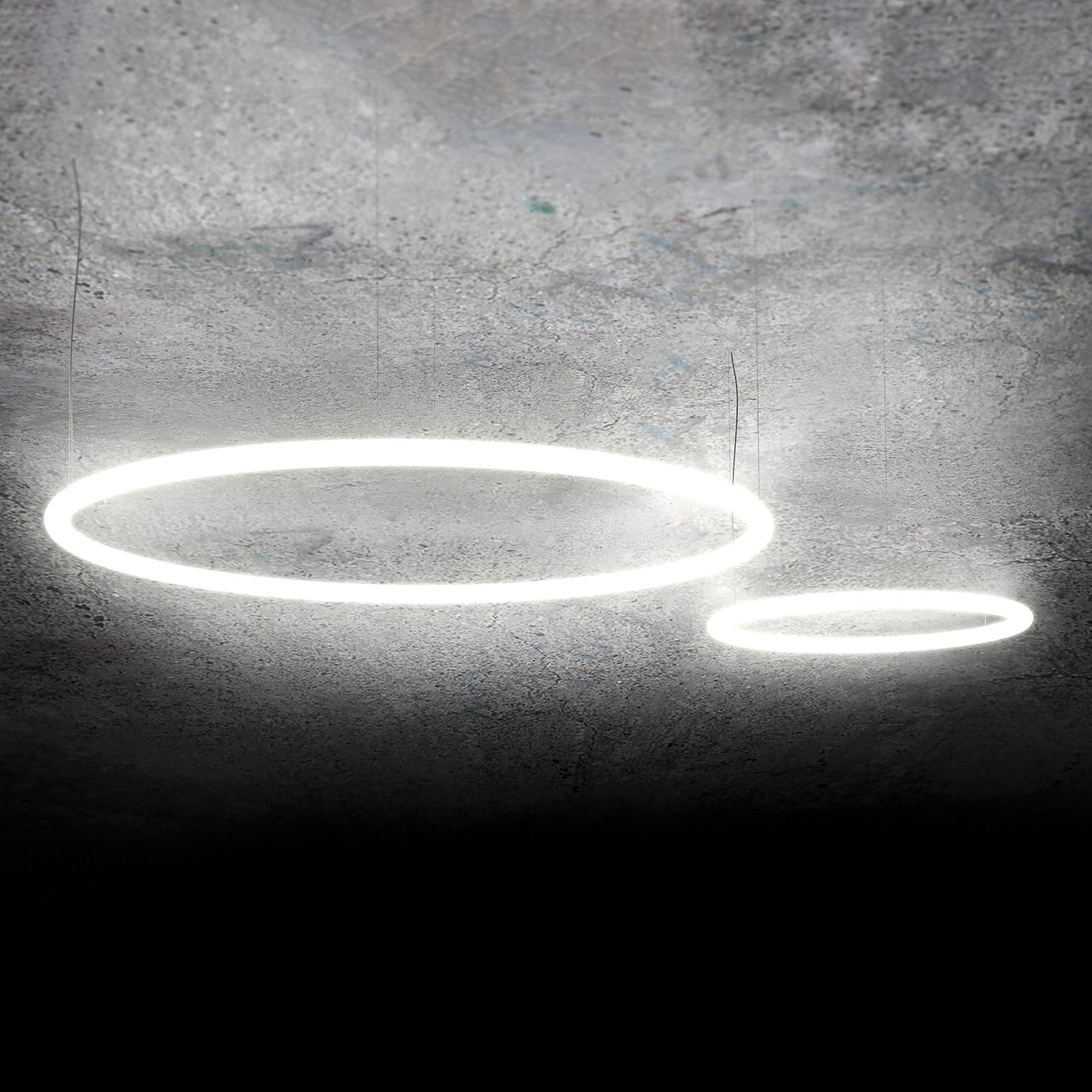 Artemide Alphabet of light circular Hängelampe