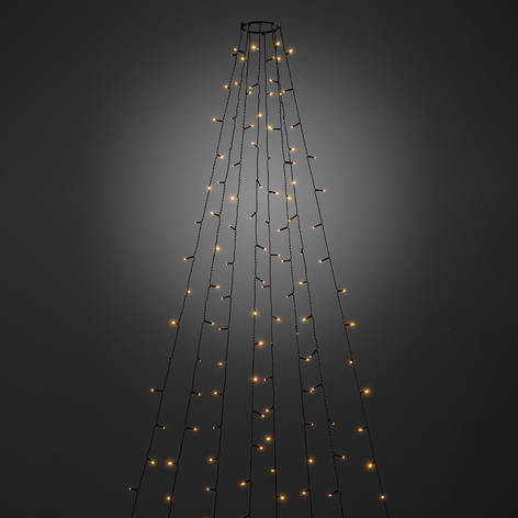 LED-julgransslinga utomhus, styrbar via app